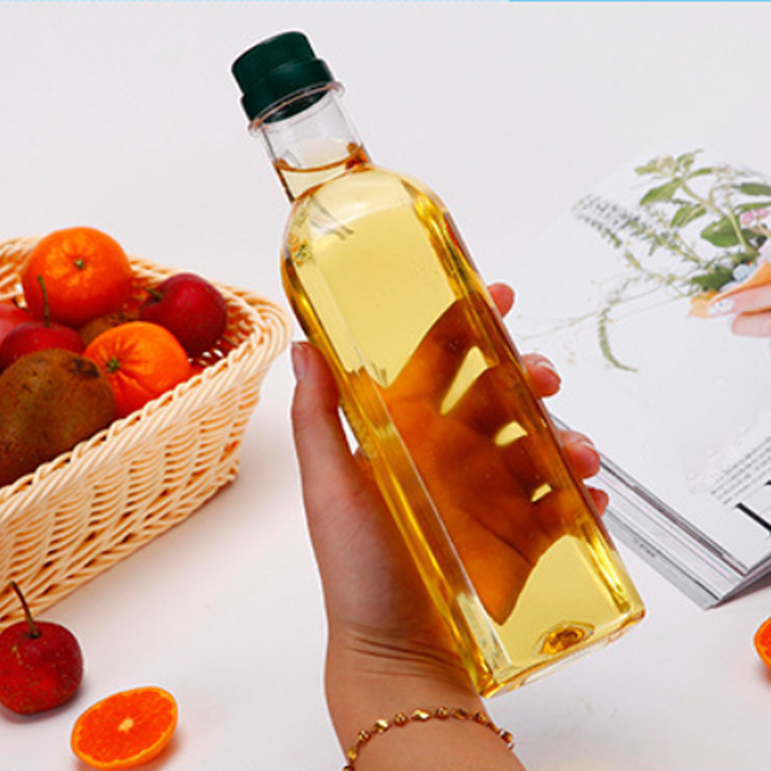 7oz Food Grade PET Sealed Oil Bottle 5