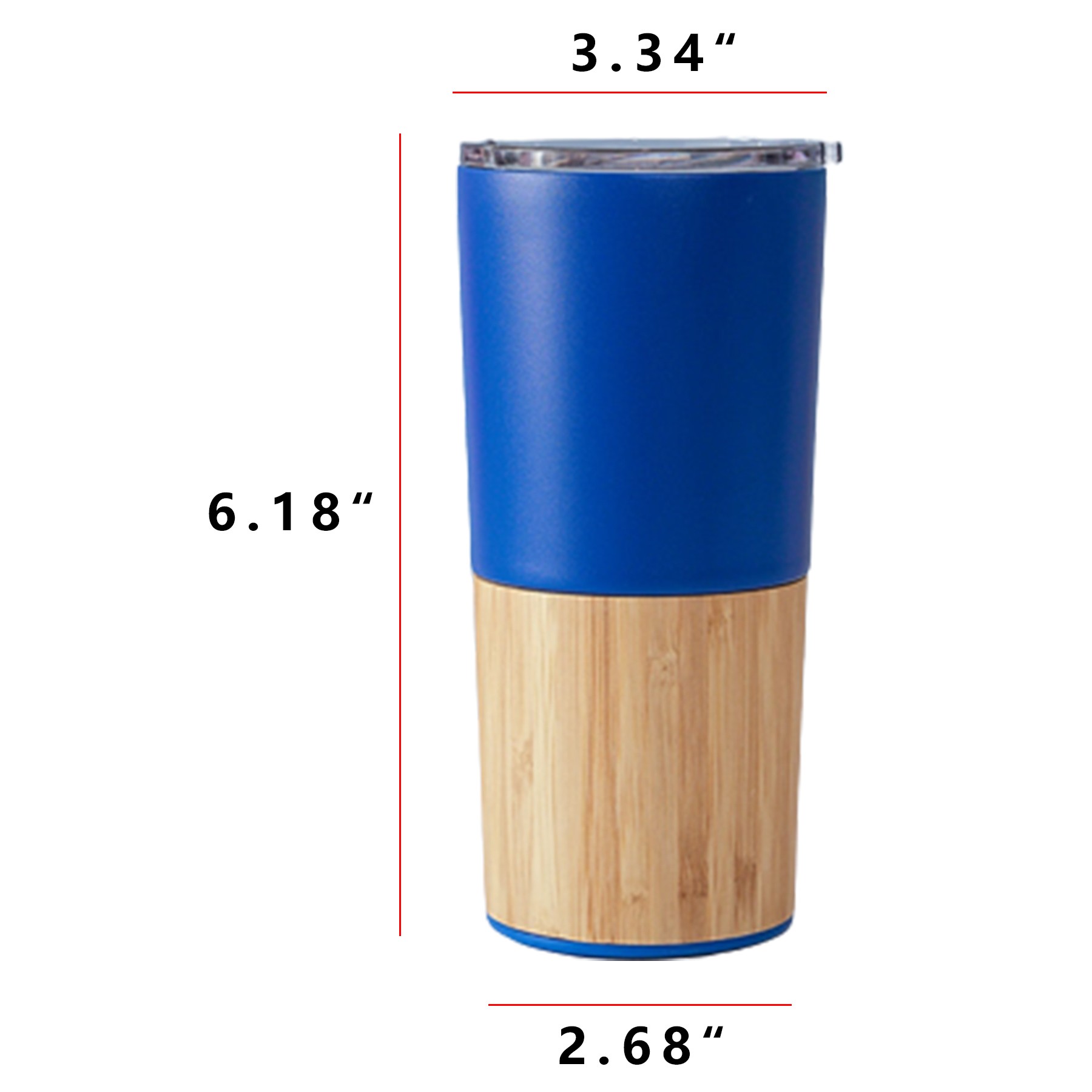 20 Oz Bamboo Insulated Car Tumbler 4