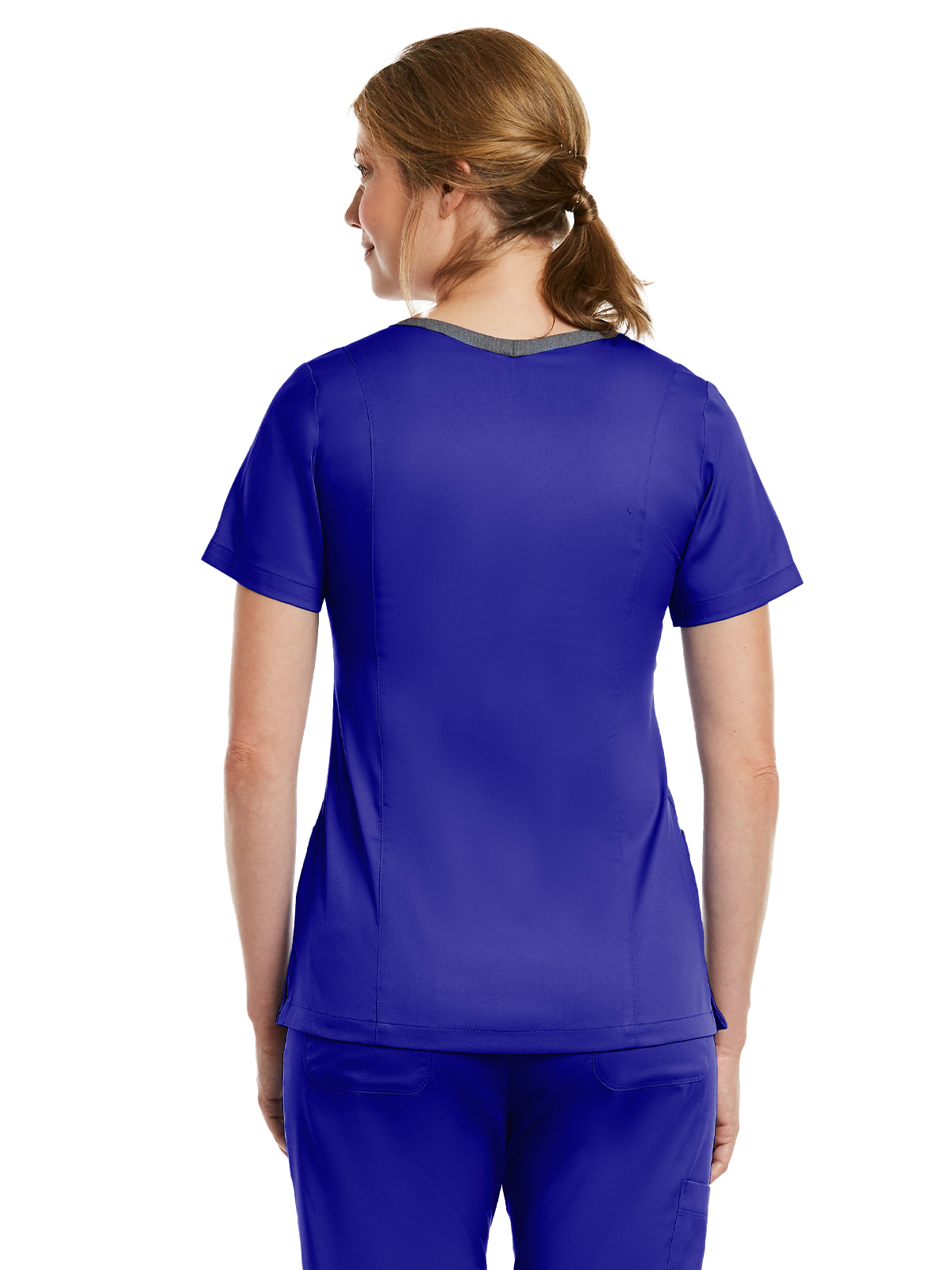 Maevn - Matrix - Women's Three-Pocket Heather Neck Band Top 40