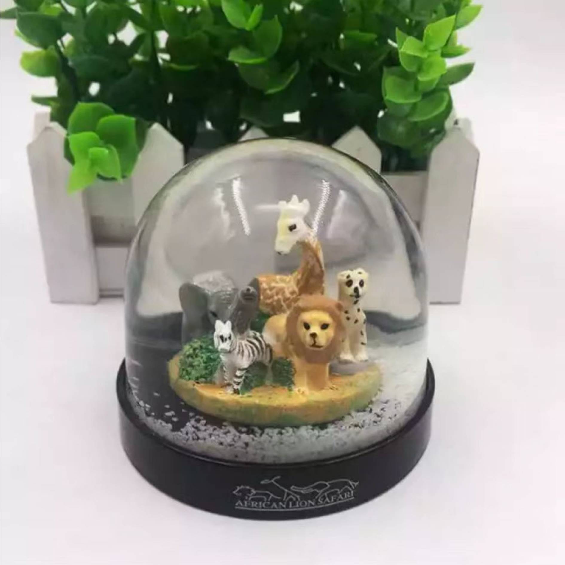 Custom Animal Snow Globe Ornament 4