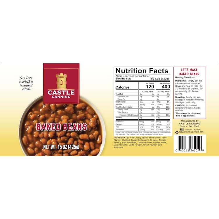 Canned Baked Beans - Full Pallet 2