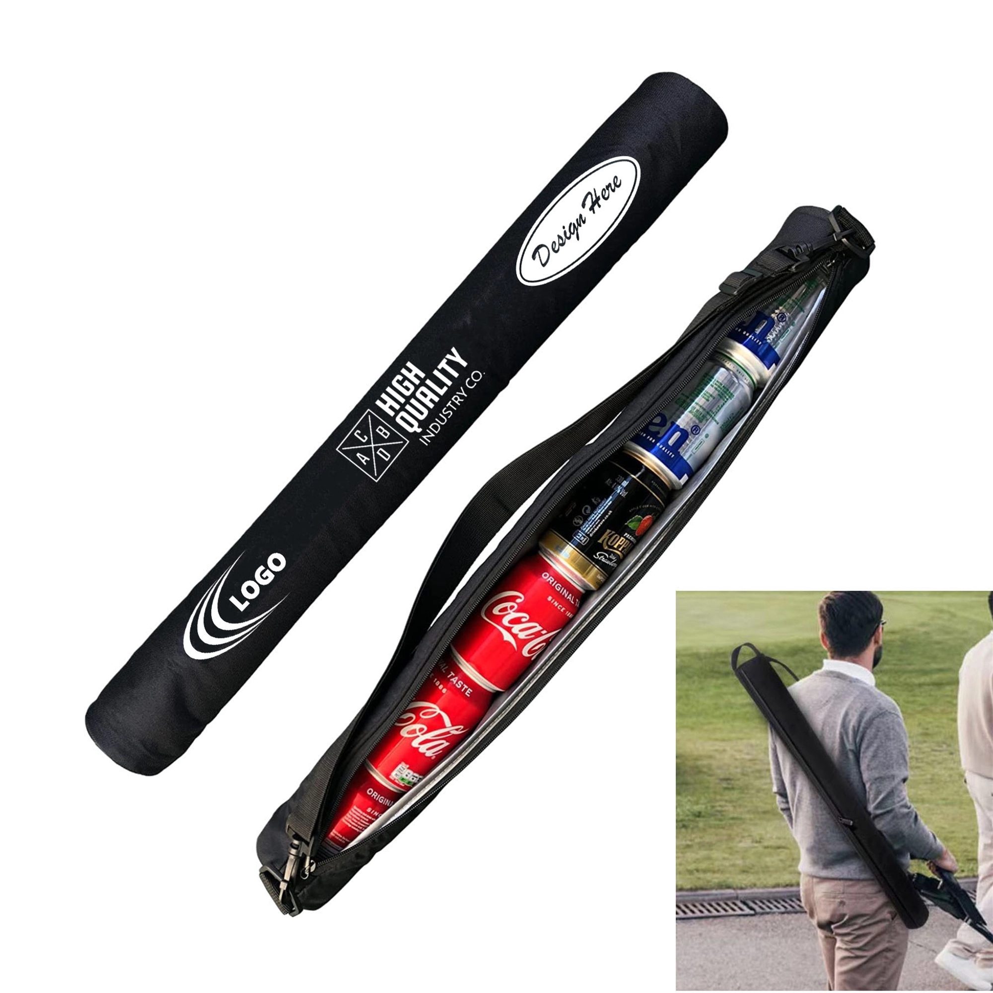 Golf Beer Sleeve 6 Can 2