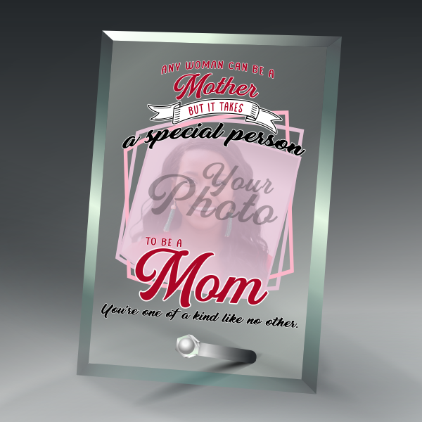 Economy Jade Glass Standing Plaque 6