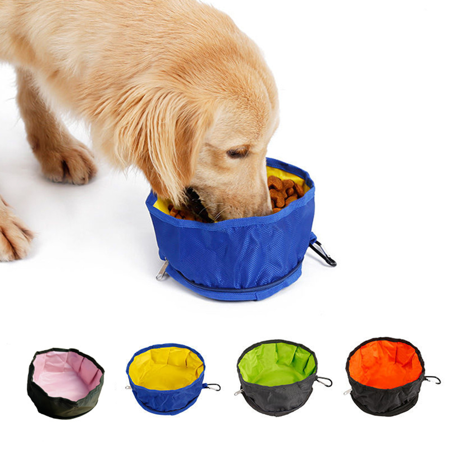 Cloth Collapsible Dog Bowls for Travel 1