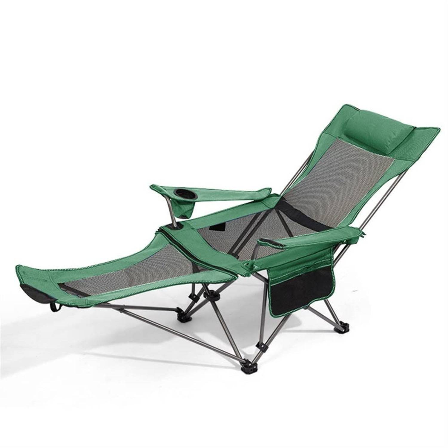Foldable Camping Chair W/ Footrest 20