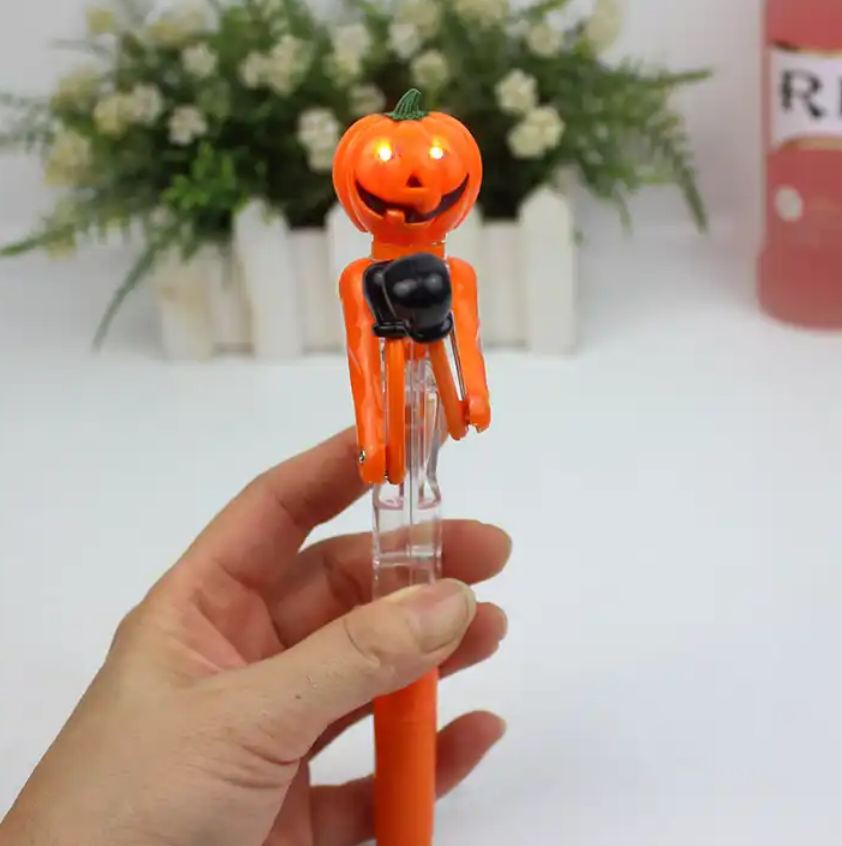 Glowing Pumpkin Ballpoint Pen 3