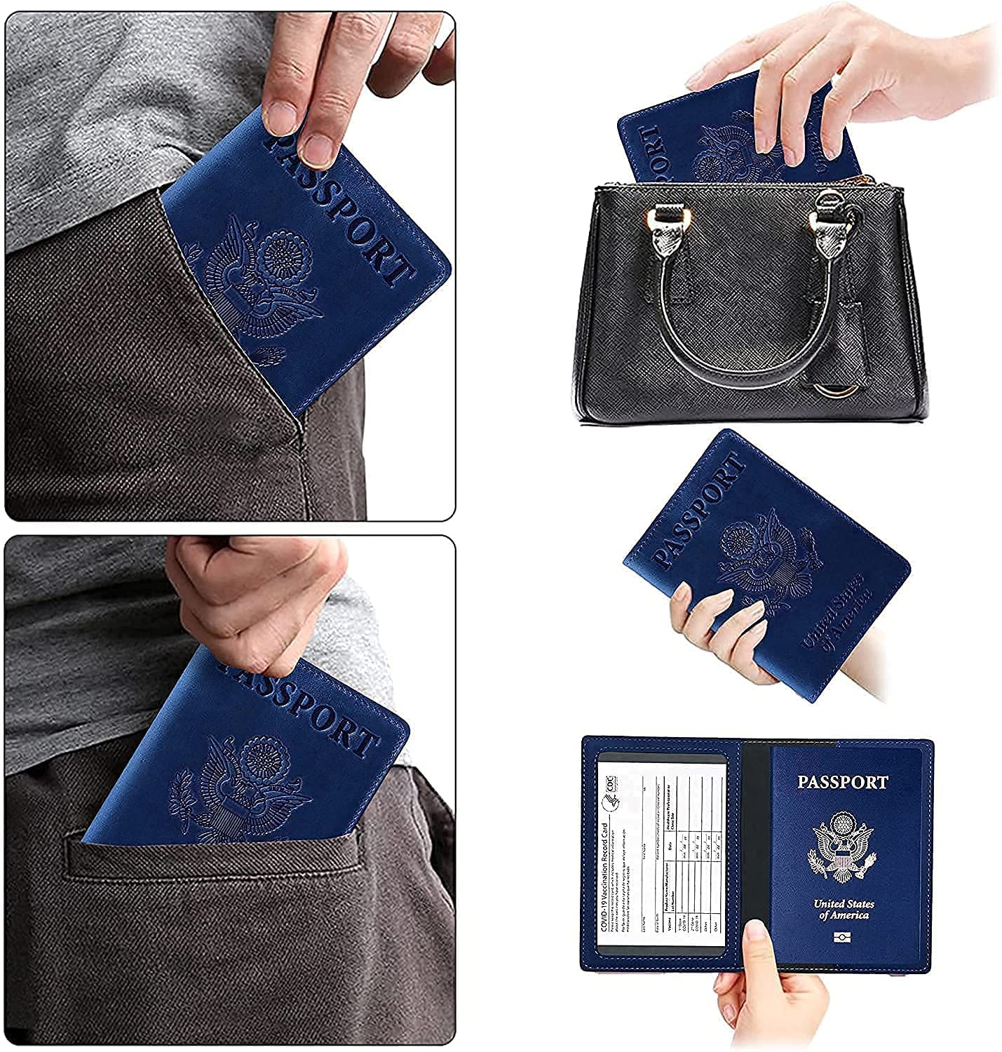 Summer Sun 2 Pack Passport and Vaccine Card Holder 10