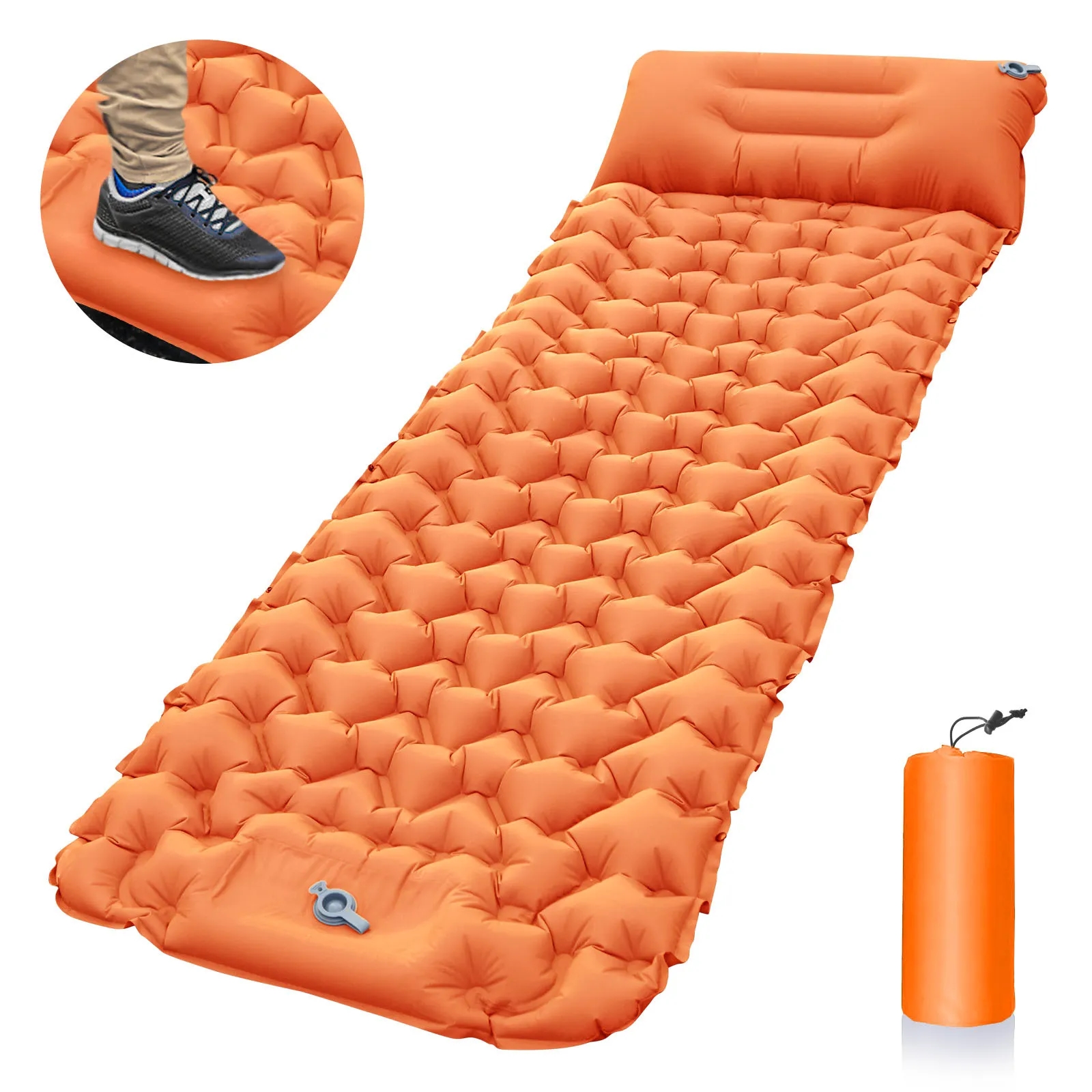 Inflatable Sleeping Mat with Portable Pouch 7
