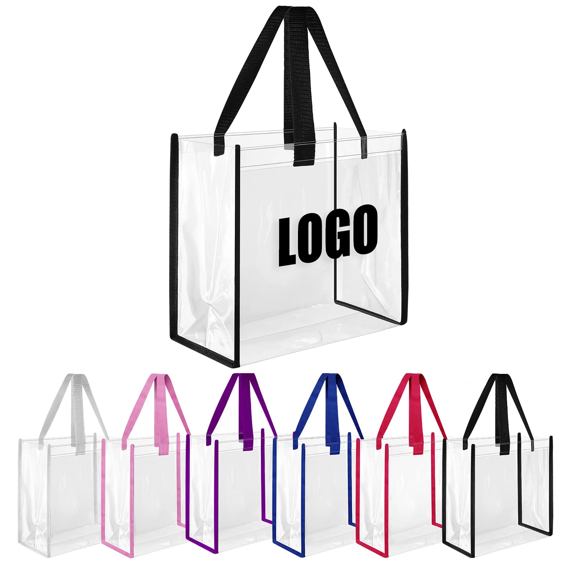 Clear PVC Tote Bag 7