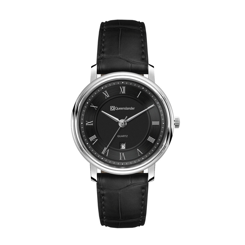 32MM, SS,  SILVER CASE,  3-HAND MVT, DTE