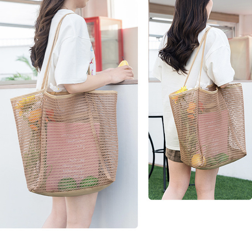 BeachNylon Mesh Tote Bag 7