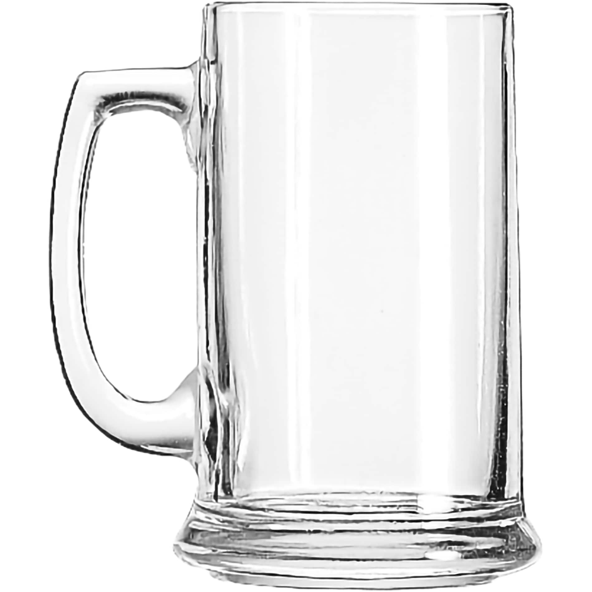 Glass Beer Mug 15oz 16