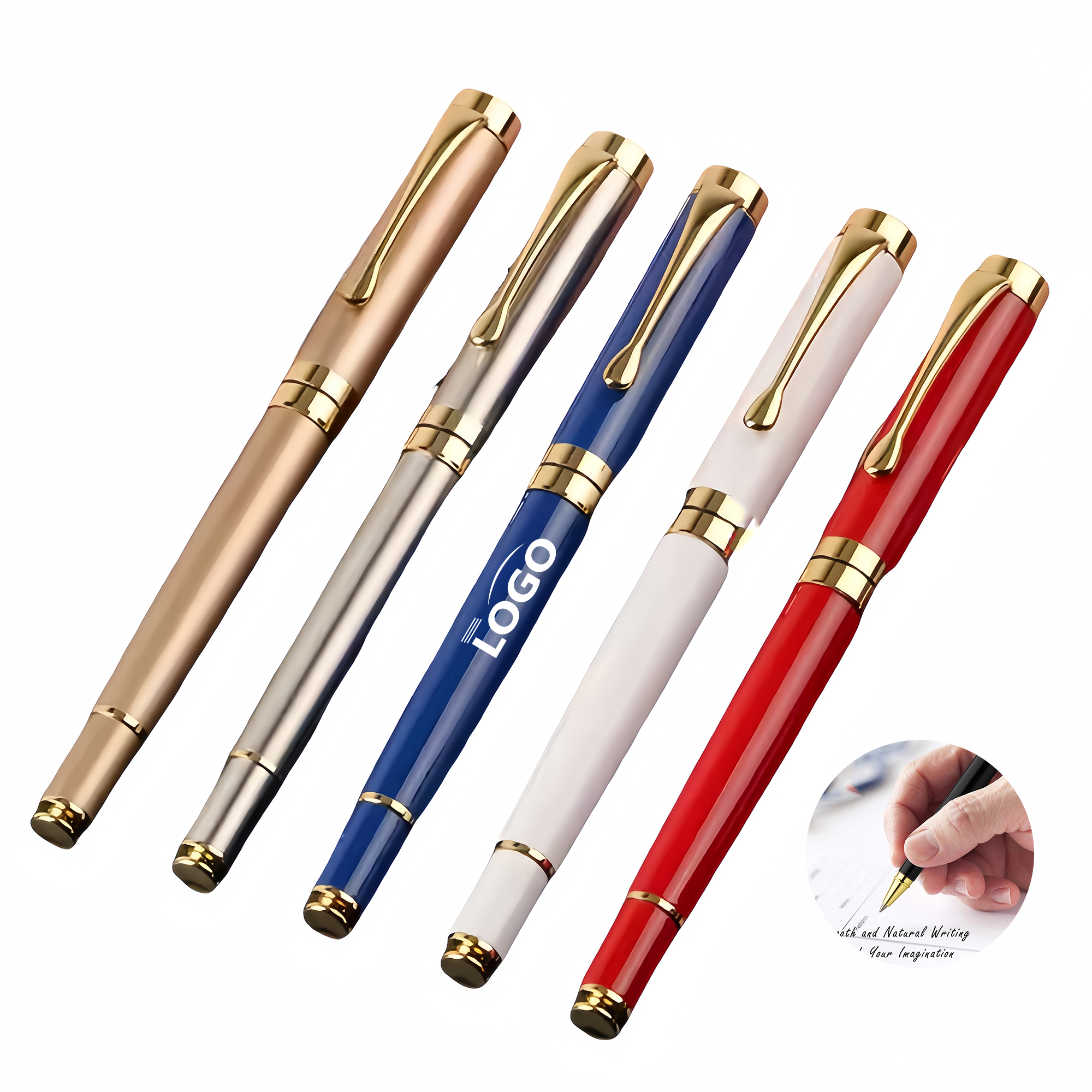 Sleek Metal Pen for Custom Logo Branding 2