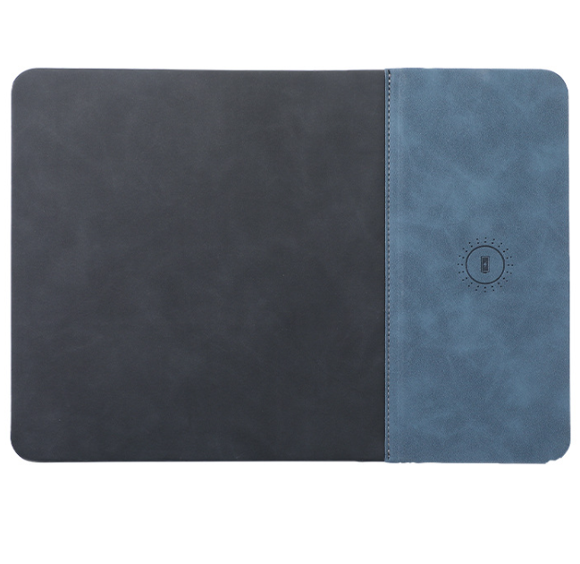 PU Leather Wireless Charging Mouse Pad 5