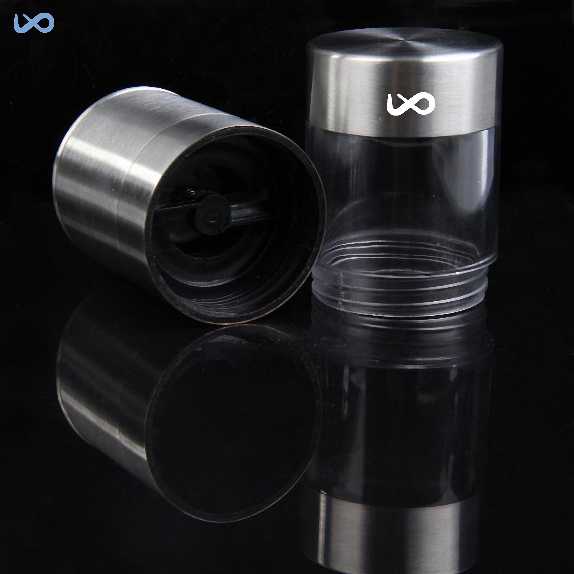 Compact Salt and Pepper Mill Set 2