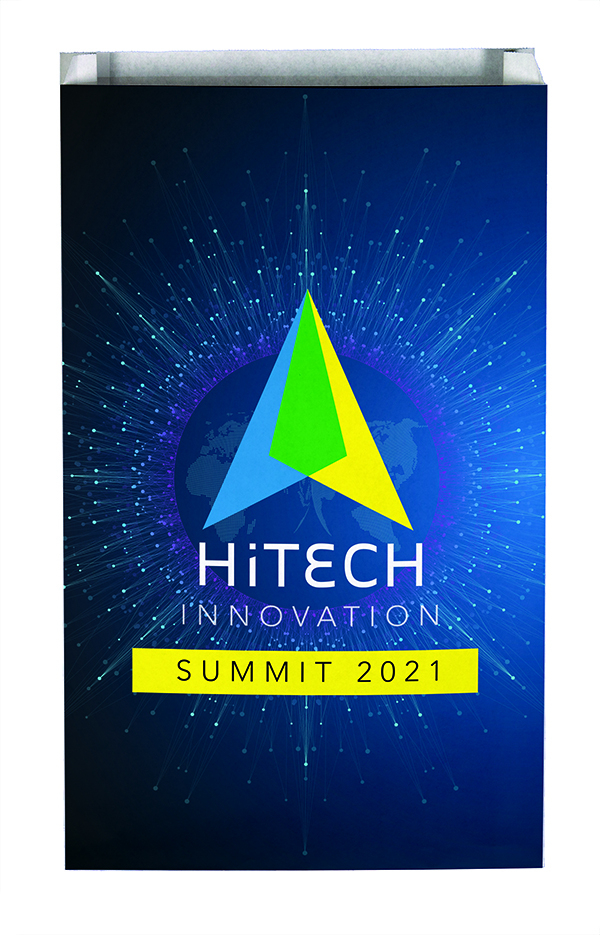 Digital Full Color 1-Sided Merchant Paper Bags (12" x 20" x 2.5")