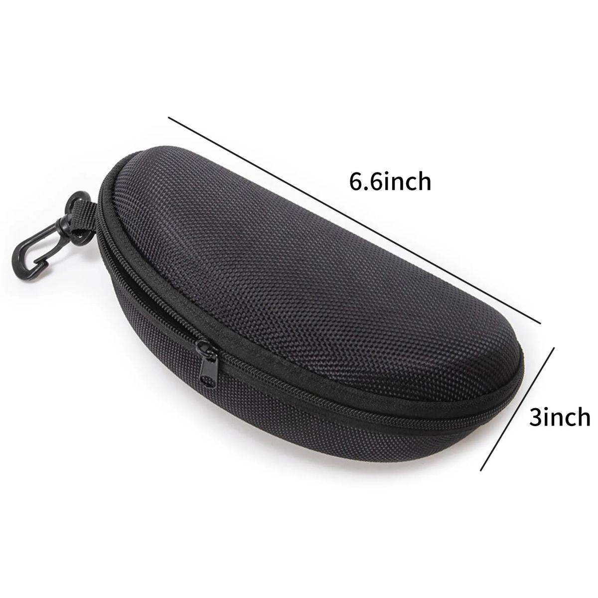 EVA Oxford Sunglasses Case with Hook Clip 13