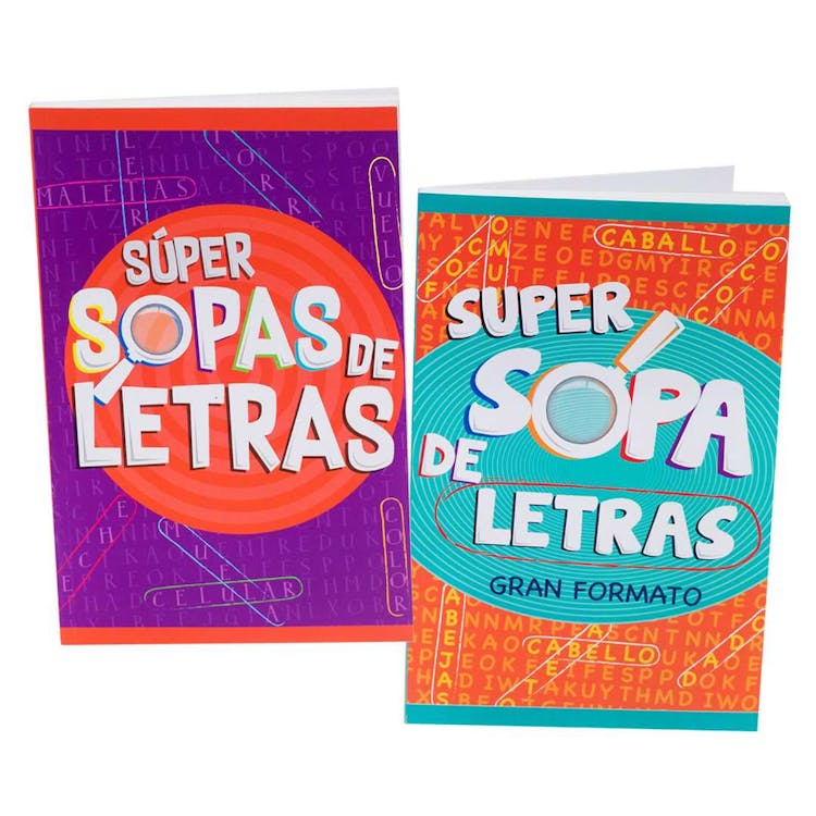 Spanish Puzzle Books - 128 Pages Two Titles 2