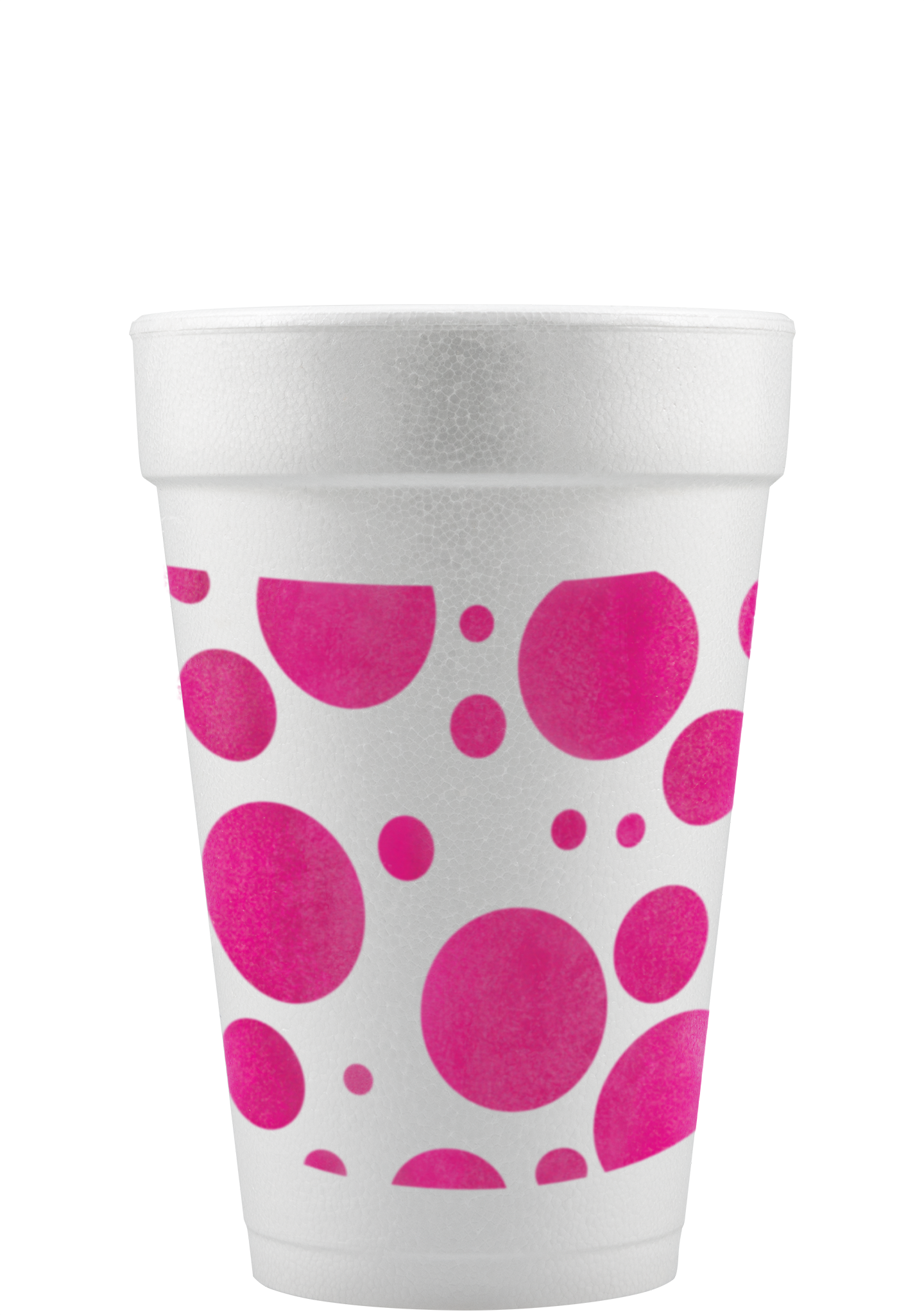 16 oz Foam Cup White Tradition Print 2