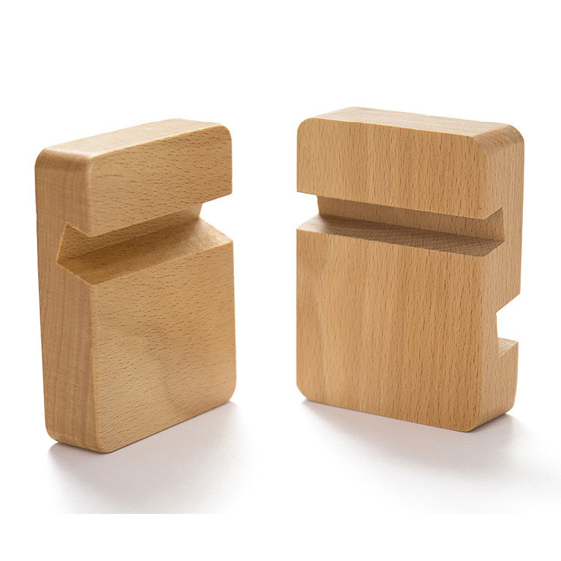 Solid Wood Phone Holder 2