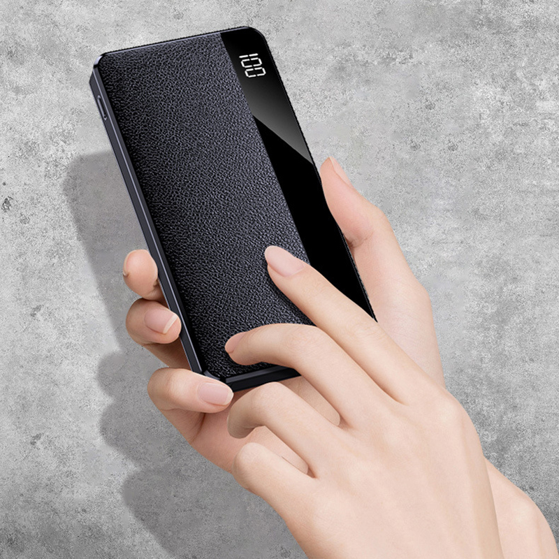 Fast Charging Power Bank w/Leather Cover 8
