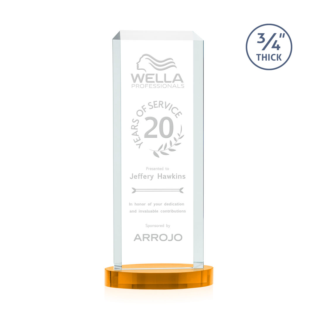 Dalton Award on Alberton Base - Amber 2