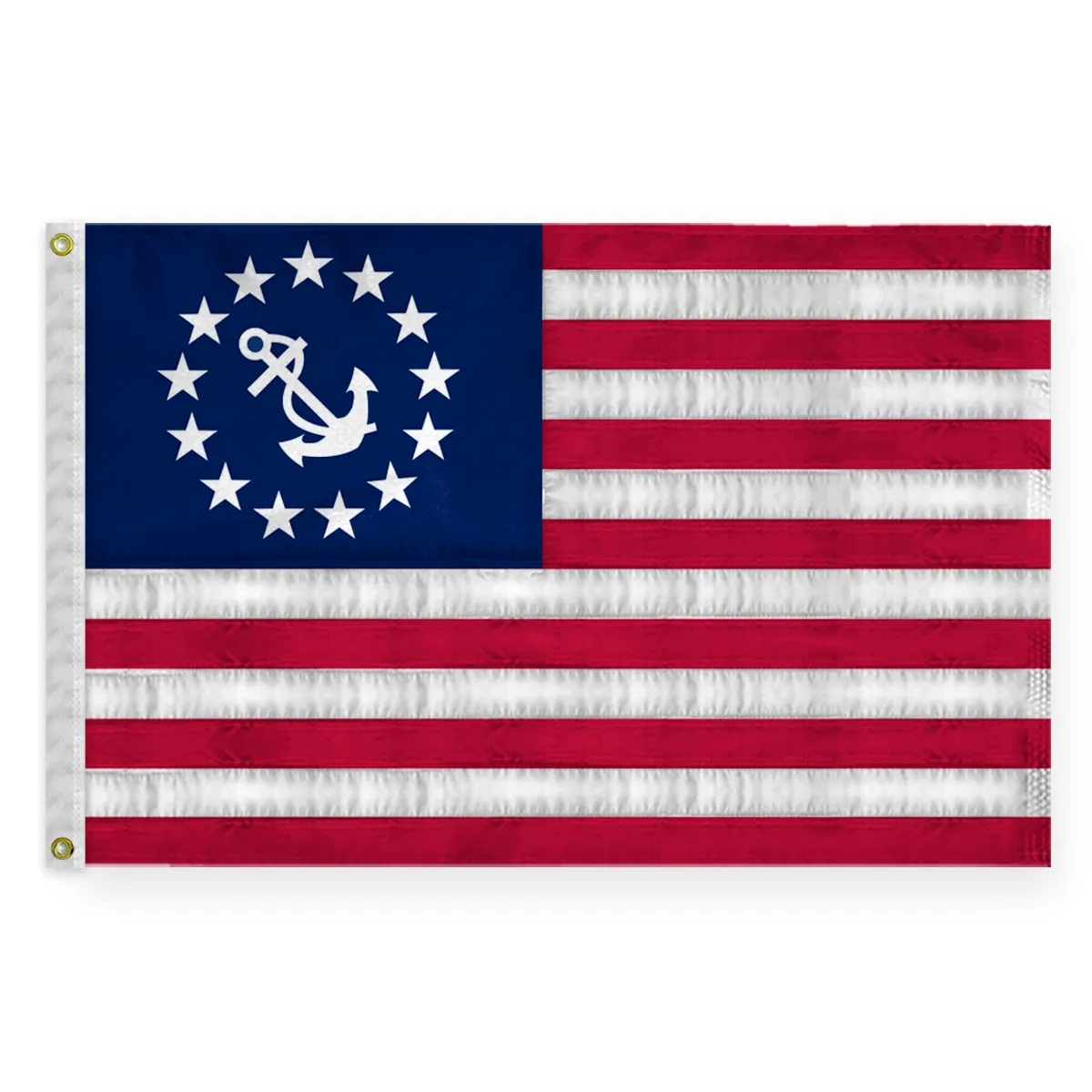 Deluxe Yacht Flag - USA Yacht Ensigns 4