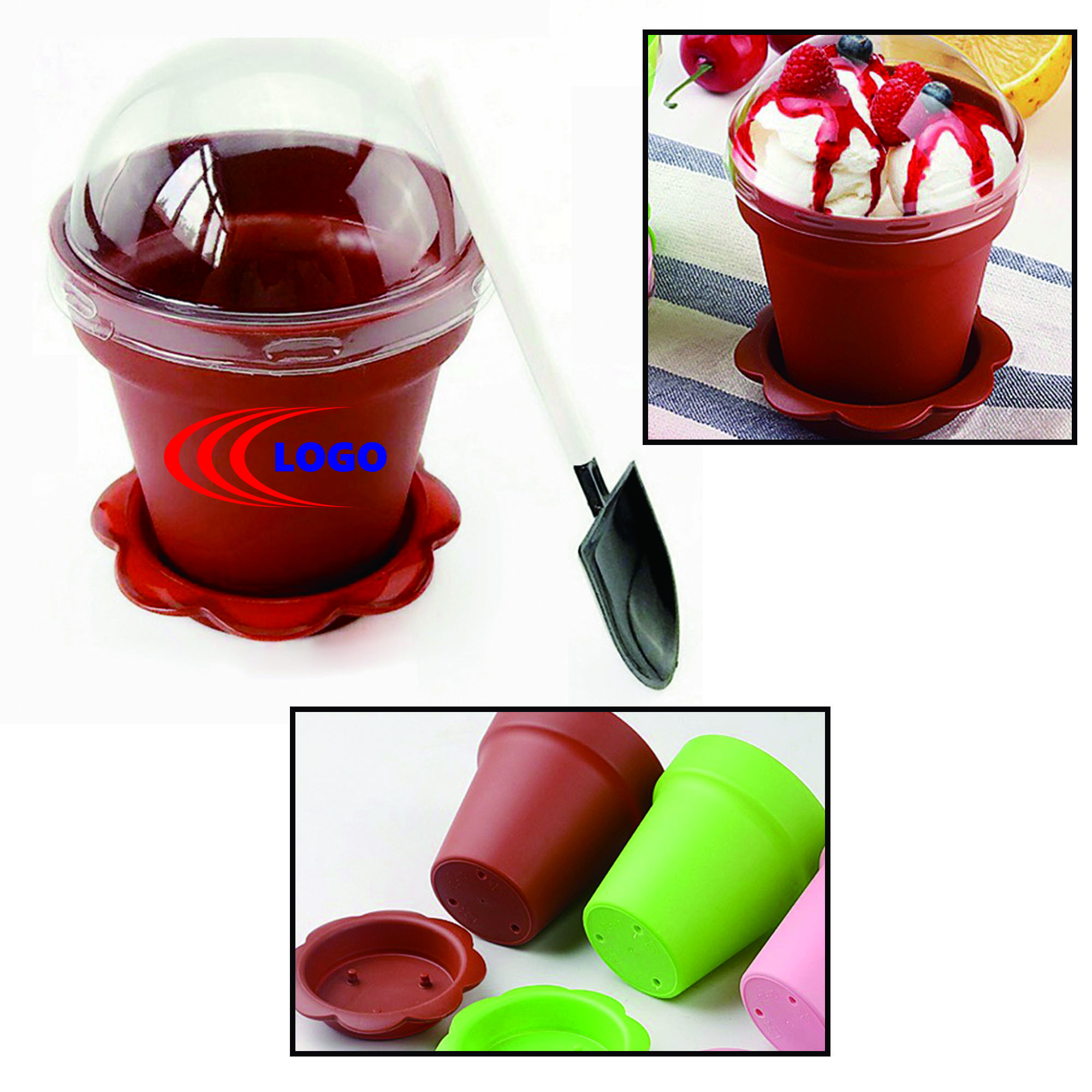 6 OZ Disposable Cake Cups 2
