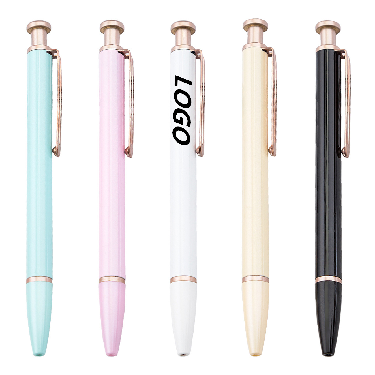 Promotional gift ball pen metal click action pen custom Logo 2