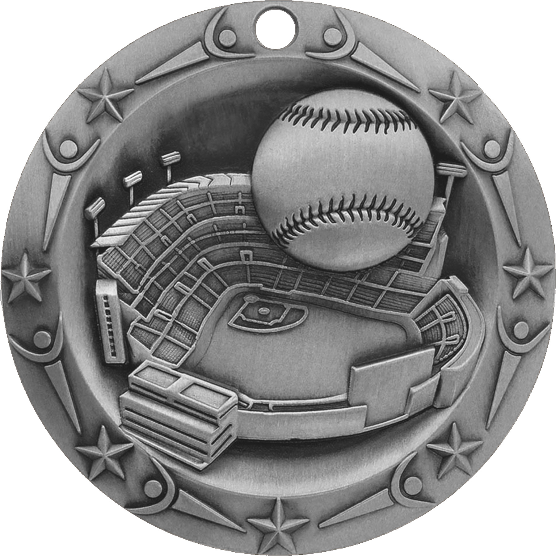 Stock World Class Sports & Academic Medals: Baseball 1