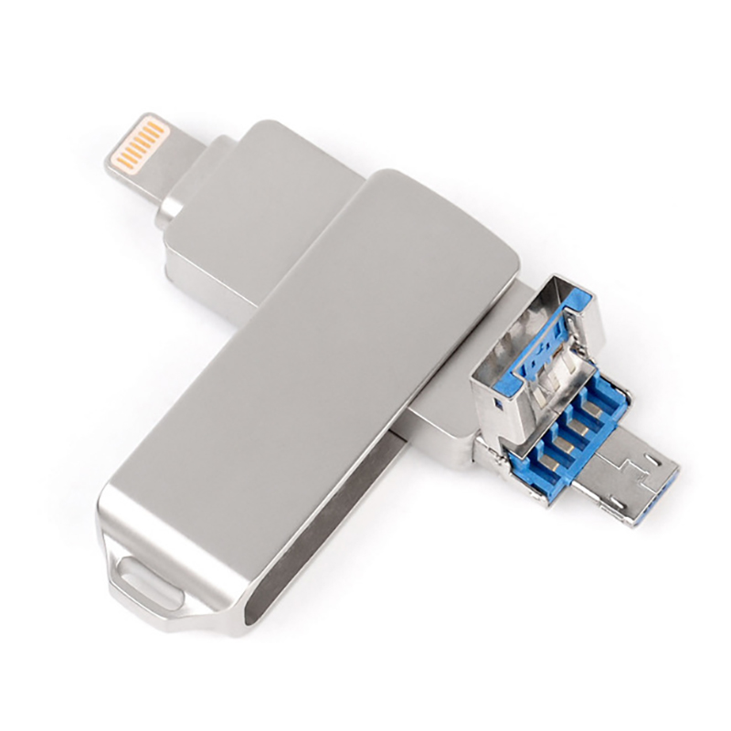 3 in 1 Metal Flash Drive 4