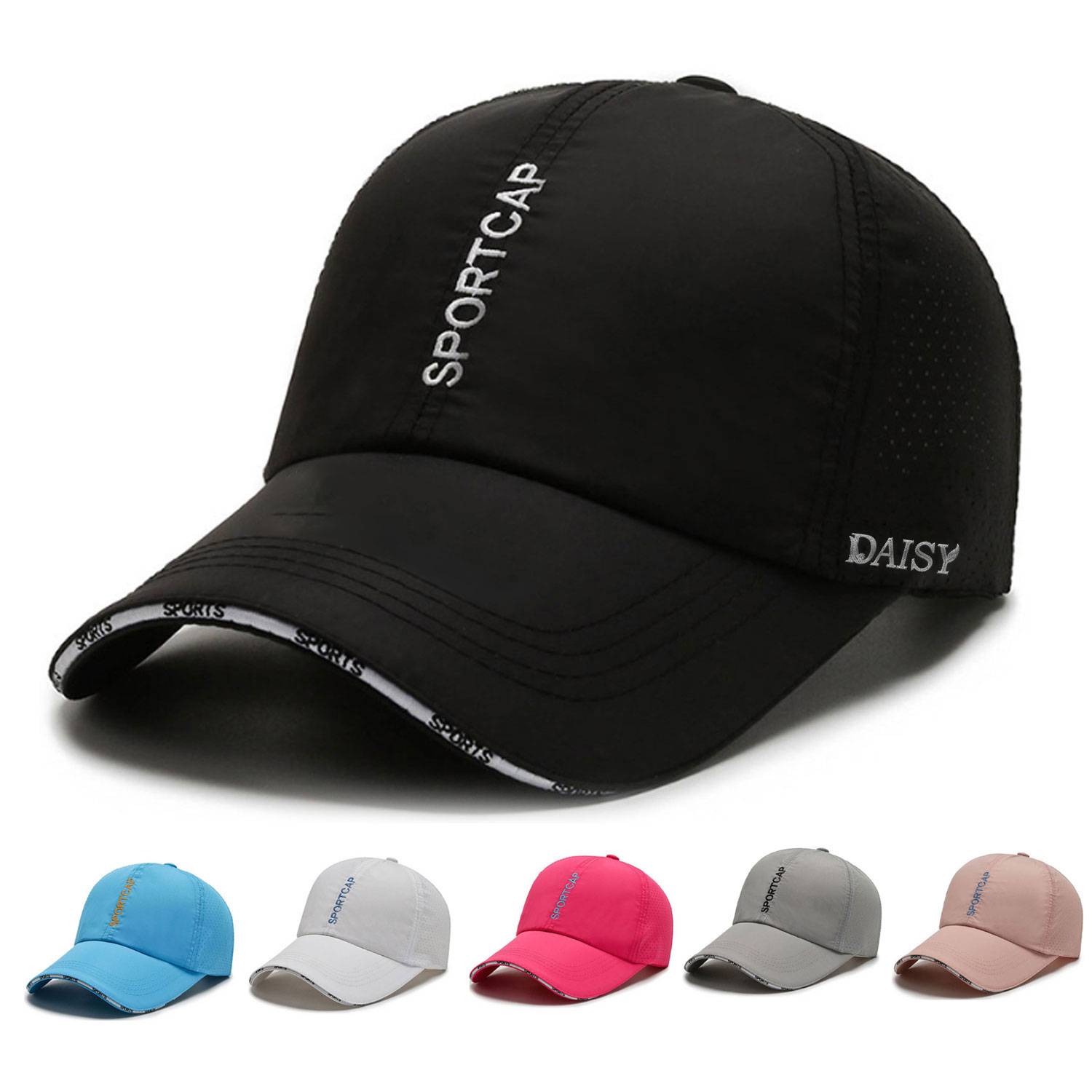 Quick-Dry Breathable Embroidered Baseball Cap 3