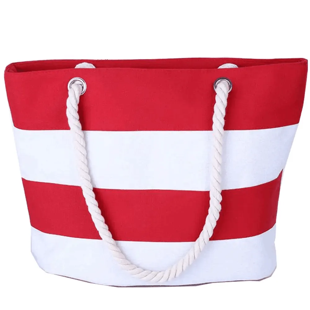 Large Volume Canvas Beach Tote Bag, custom tote bag with logo imprint 7