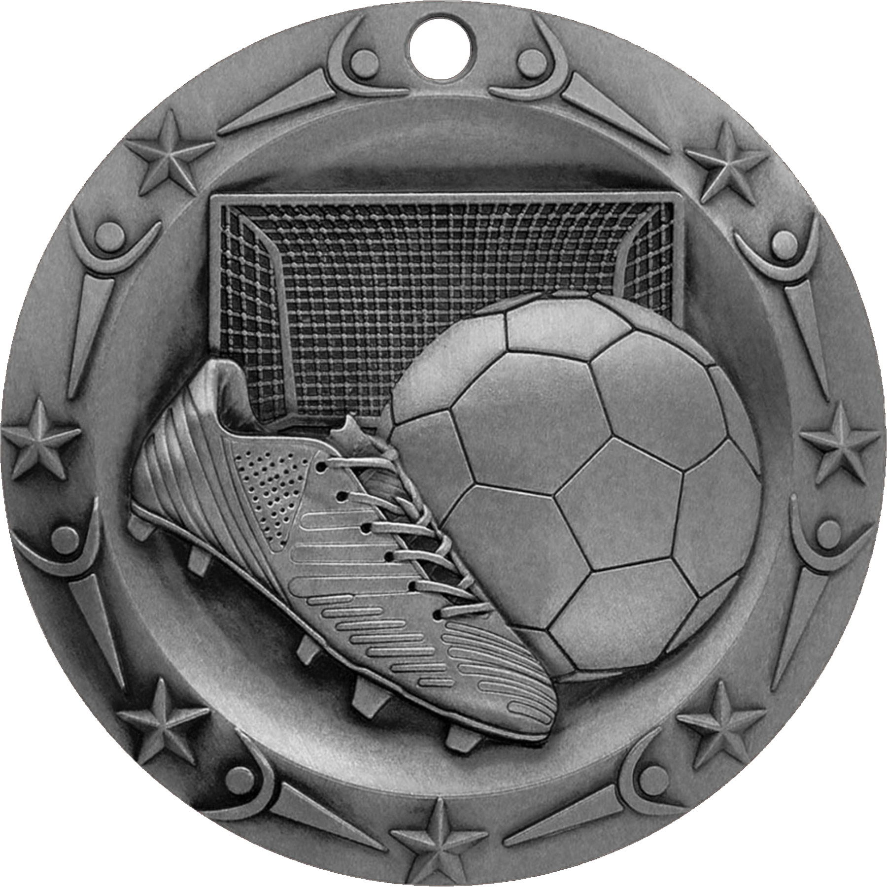 Stock World Class Sports & Academic Medals: Soccer 5