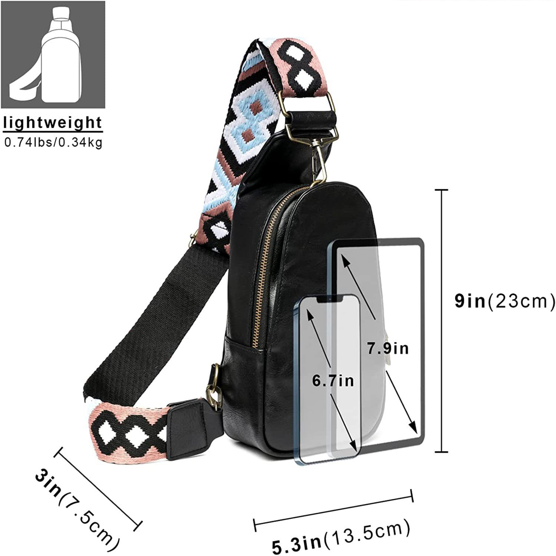 Pu Crossbody Sling Bag 2