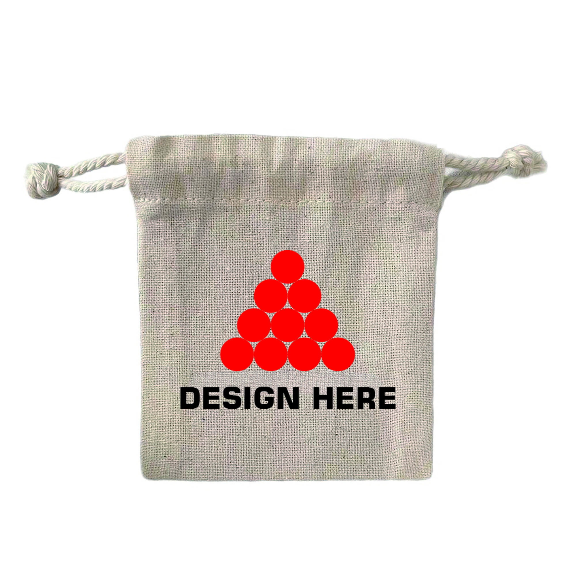 Eco-friendly Cotton Bags with drawstring Full Color 4