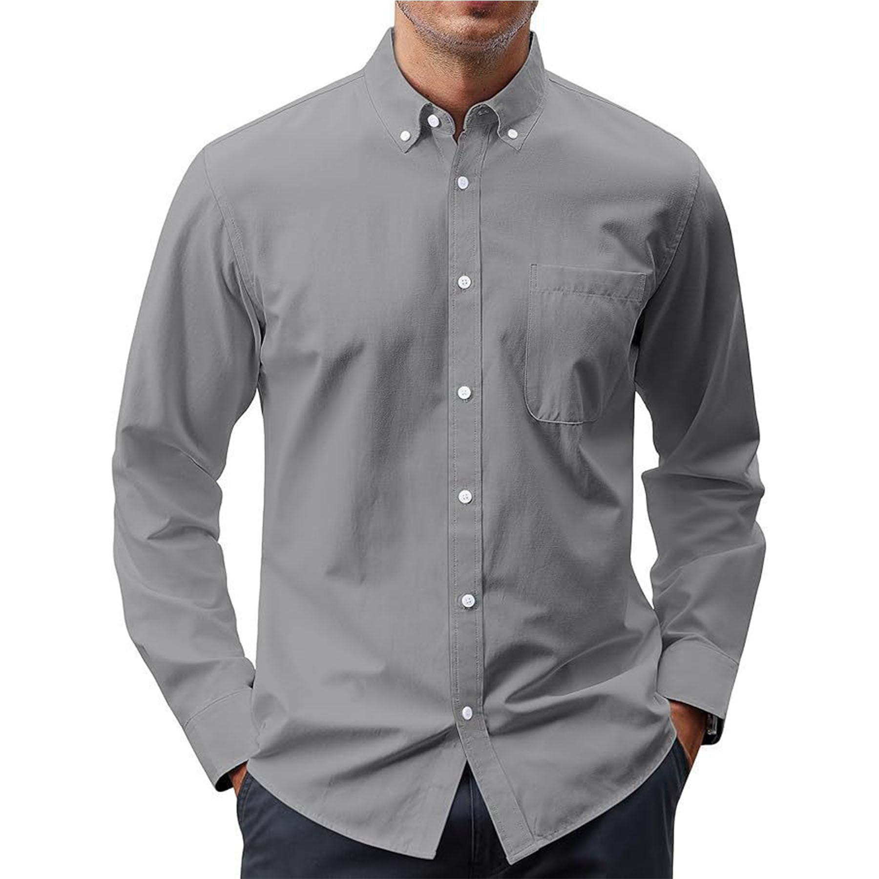 Men's Casual Long Sleeved Shirt 10