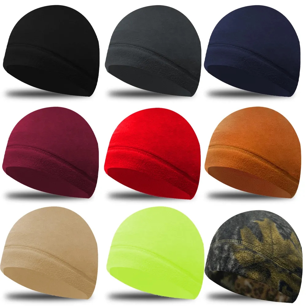 Fleece Skull Beanie for Running Skiing Cycling Sports 6