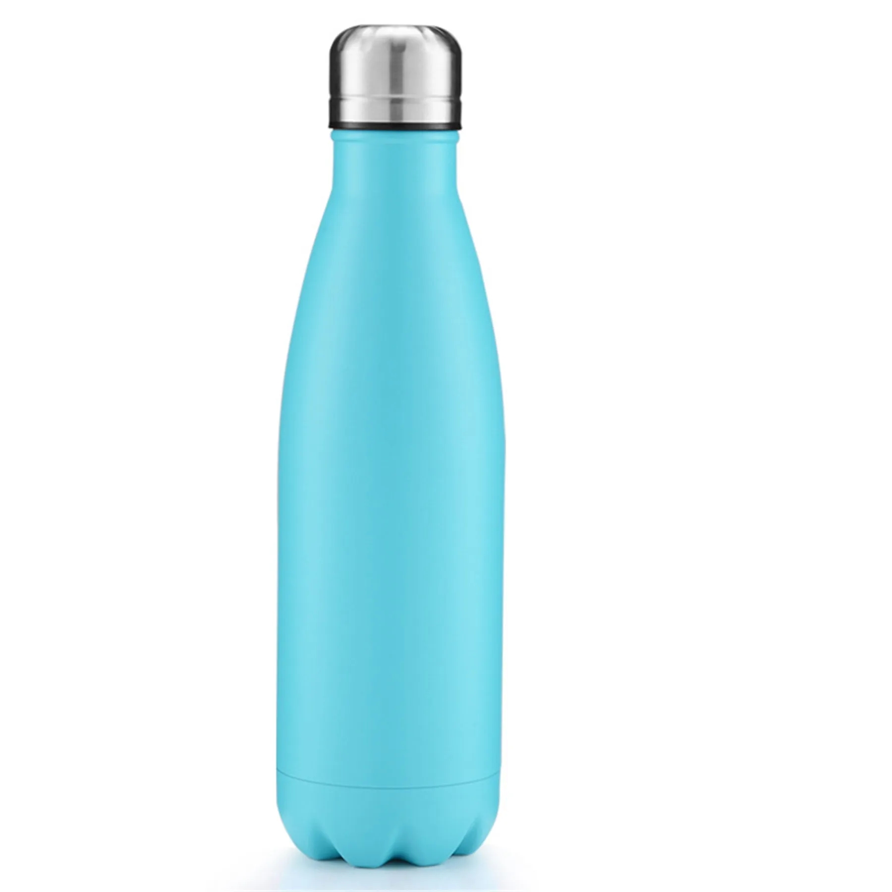 Cola-Style Double Wall Stainless Steel Water Bottles 17oz, custom water bottle with logo imprint 4