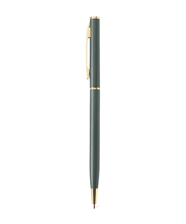 Union Printed - Golden Slim Twist Metal Pen 6