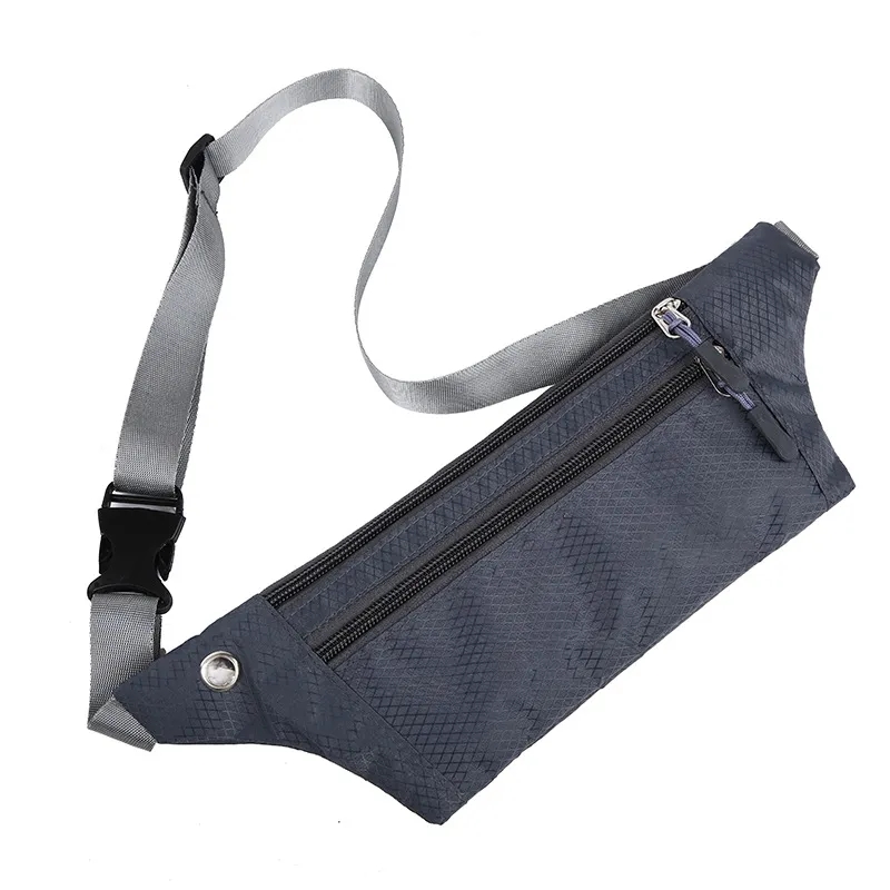Zippers Adjustable Waist Strap Fanny Pack 6
