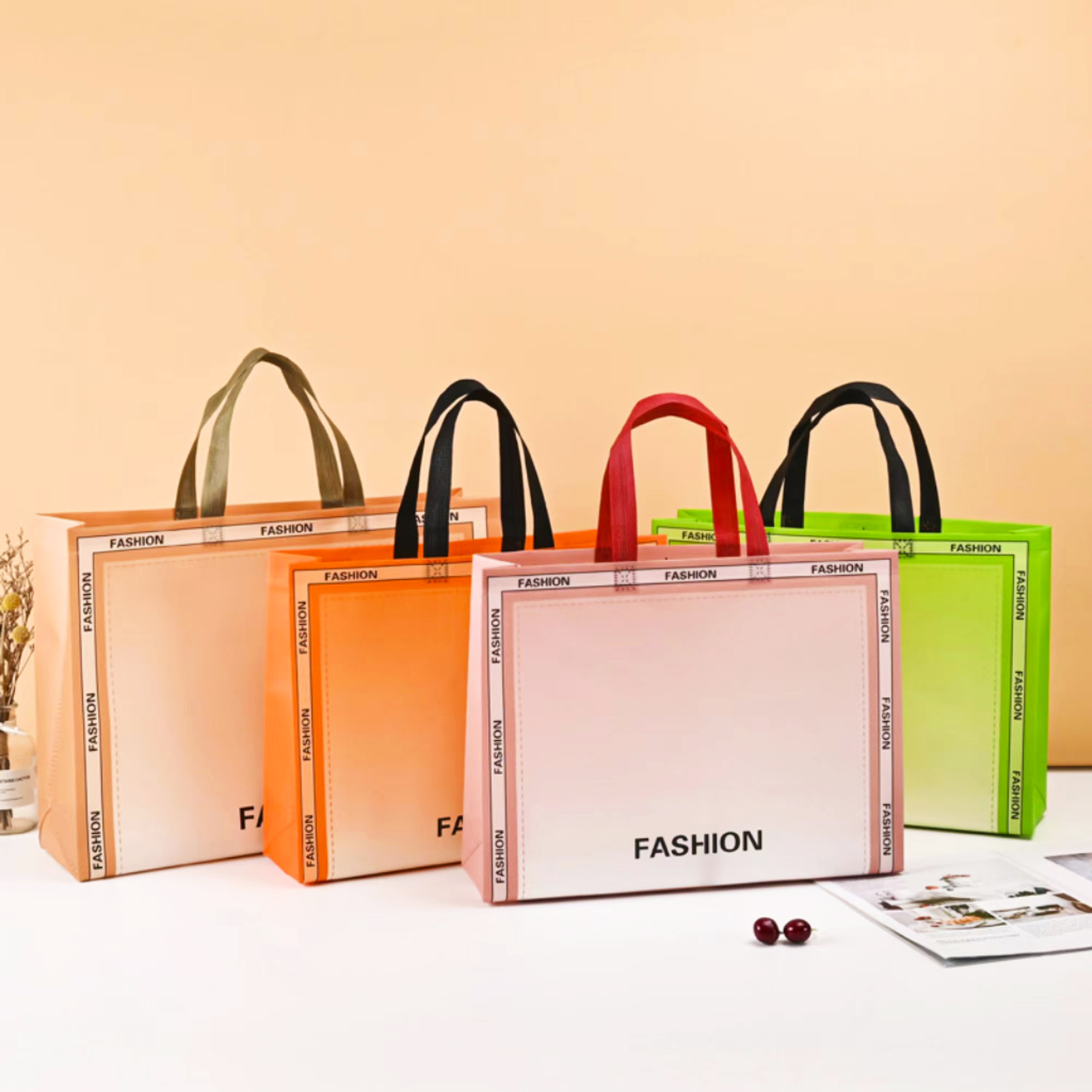 Gradient Color Gift Shopping Bag 4