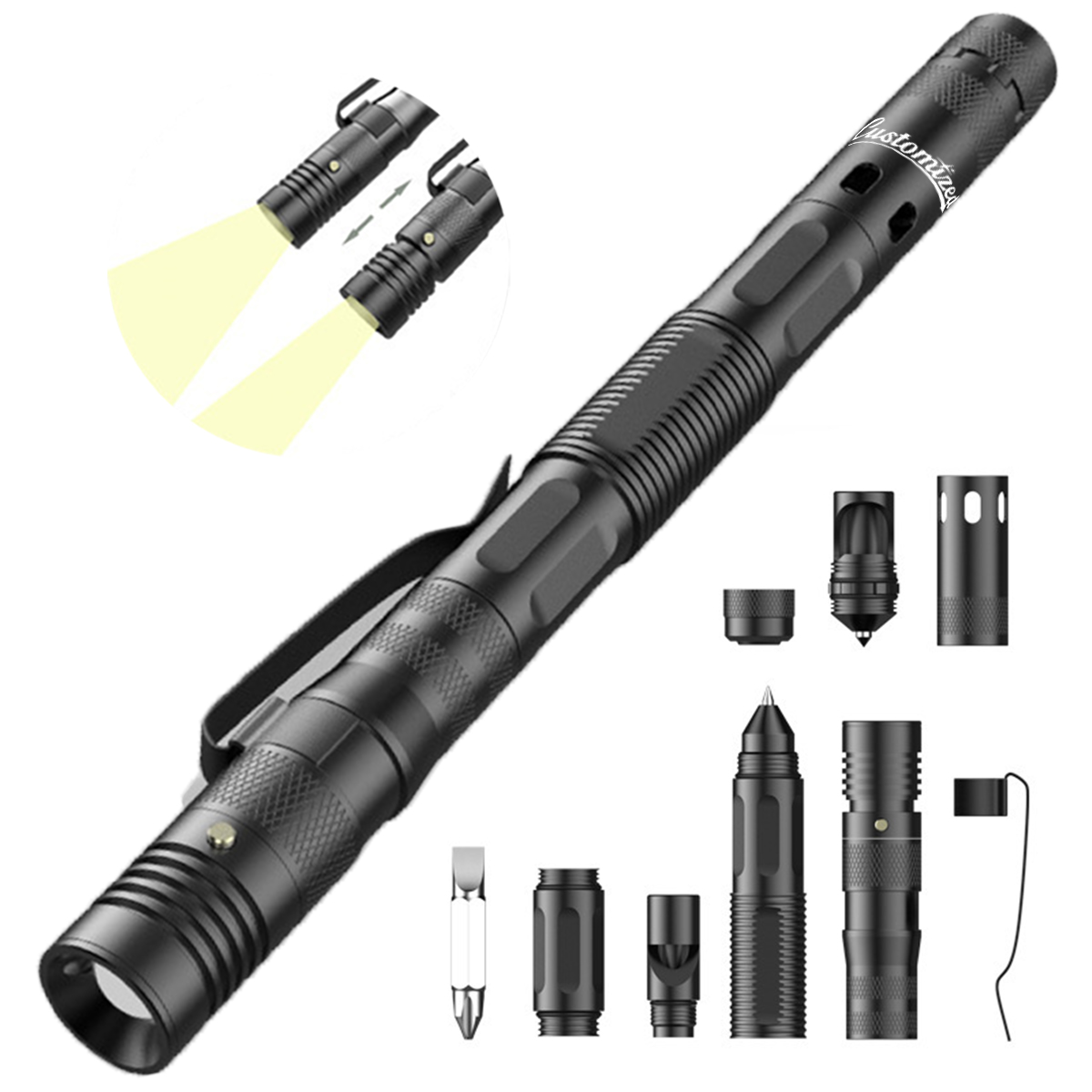 Tactical Pen with LED Flashlight 4