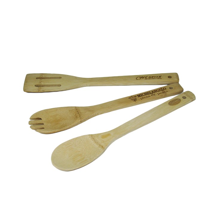 Bamboo 12" Salad Spoon 2