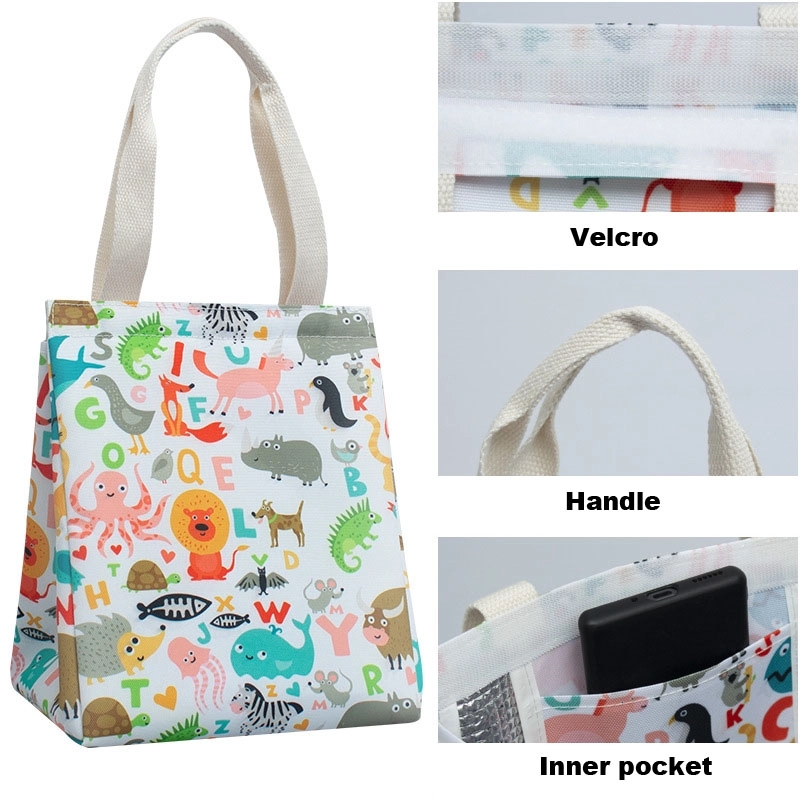 Custom Lunch Tote with Internal Pocket 7