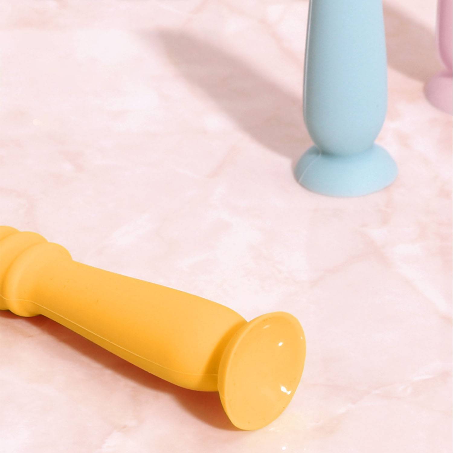 Children's silicone eating training spoon set 7