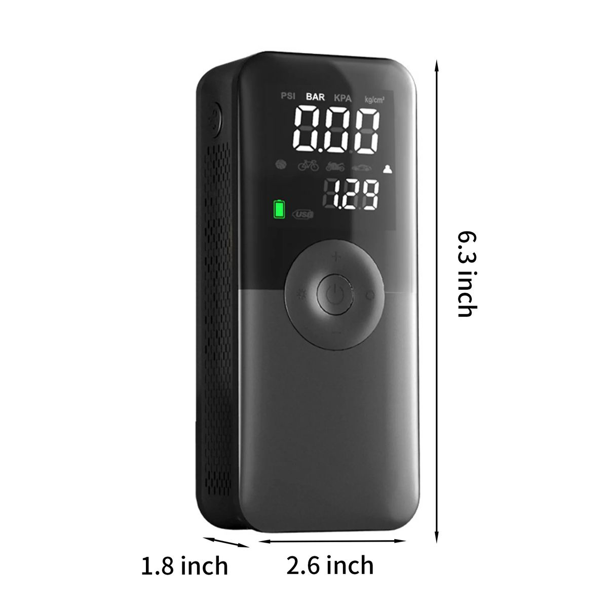 Compact Power Bank with Air Pump 4