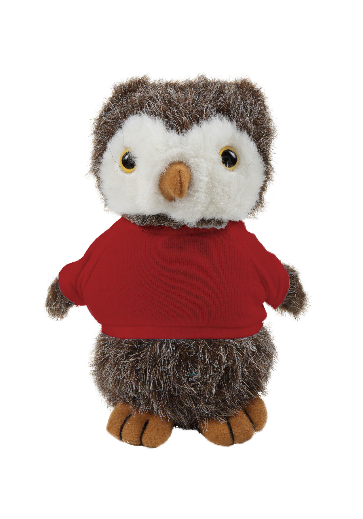 Soft Plush Standing Owl wearing a T-Shirt 18