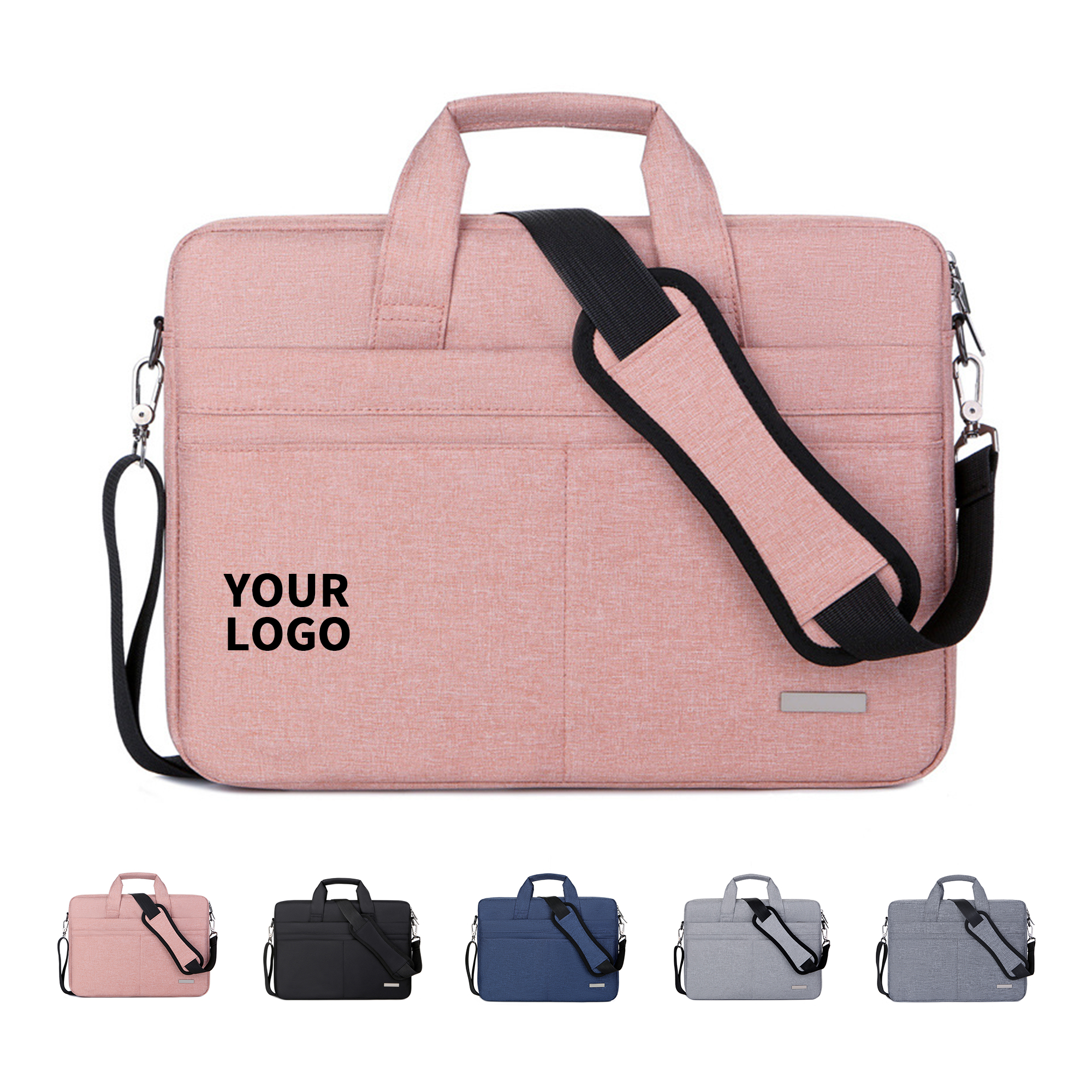 Oxford Laptop Sleeve With Handle And Shoulder Strap 14" Height X 10.24" Width 8