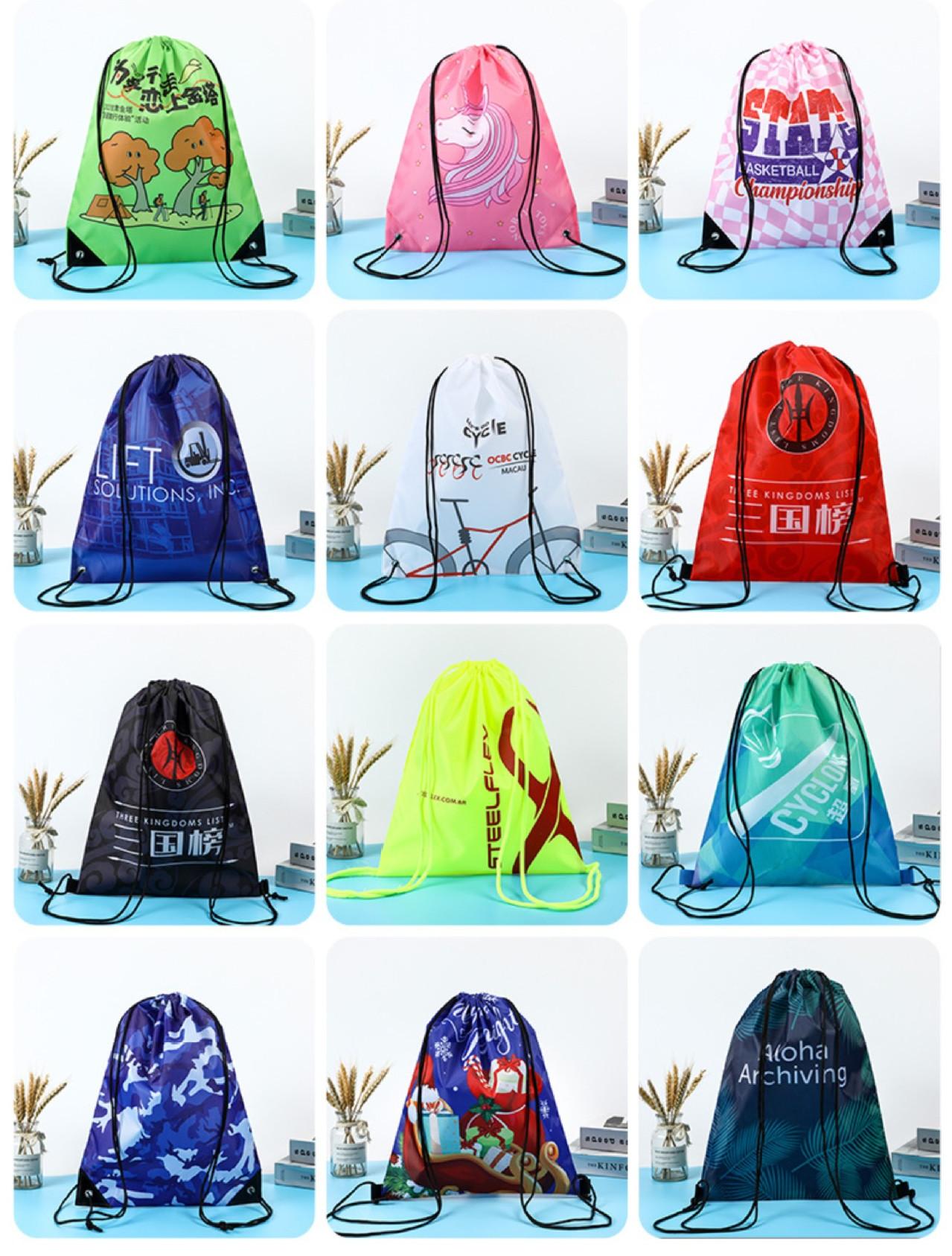 210D Polyester Drawstring Sport Packbag 3